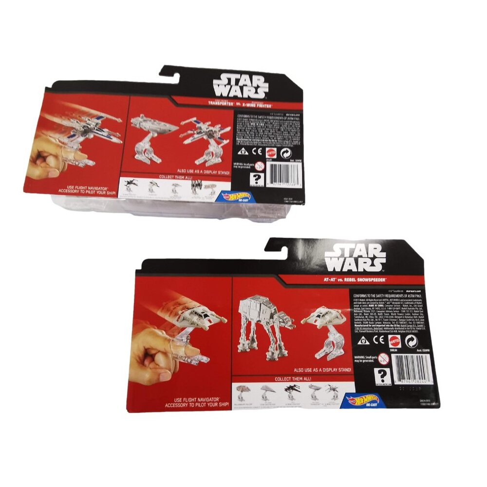 Hot‎ Wheels Star Wars  Diecast Vehicle Lot 2 Transporter X-wing & AT Snowspeeder - Picture 2 of 6